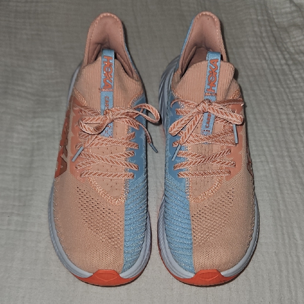 Hoka Coral and Sky Athletic Shoes